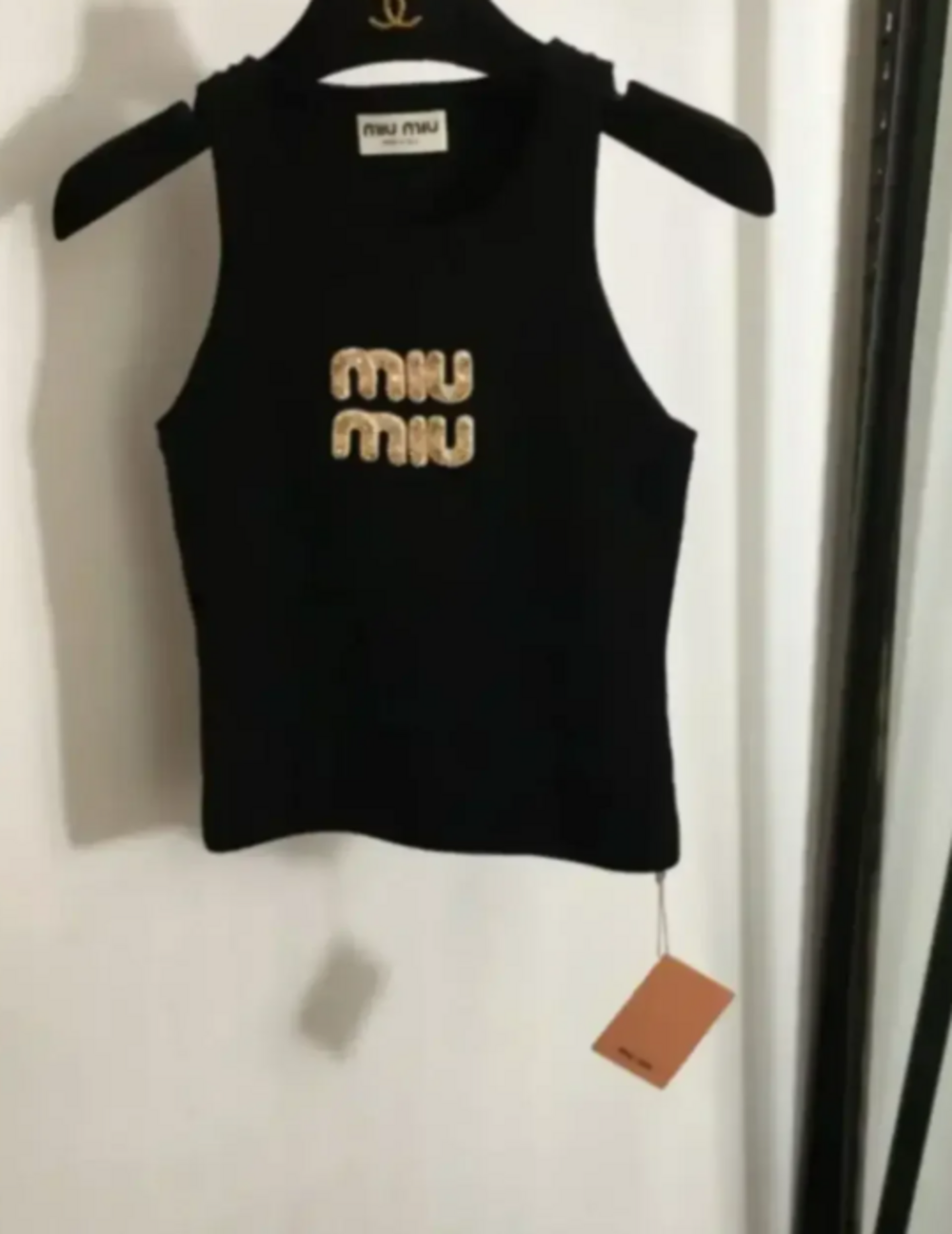 Miu Miu Women's Fashion Casual Sports Short Vest